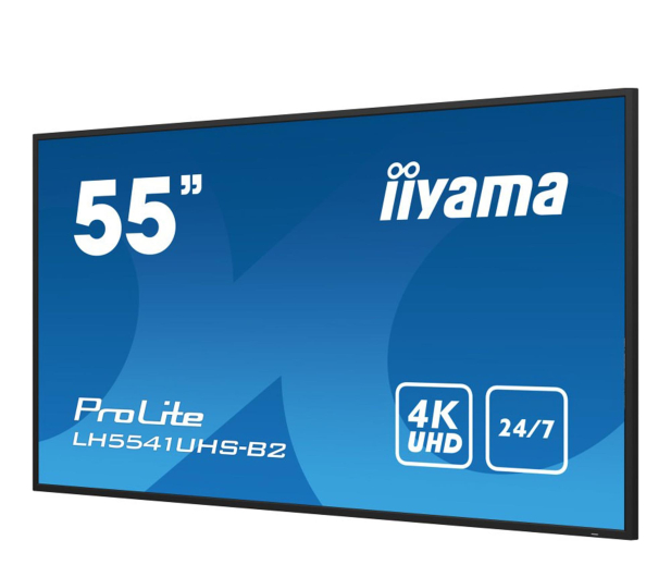 IIYAMA Monitor 54.6 cala ProLite LH5541UHS-B2 24/7 500cd 4K IPS - 1244892 - zdjęcie 7
